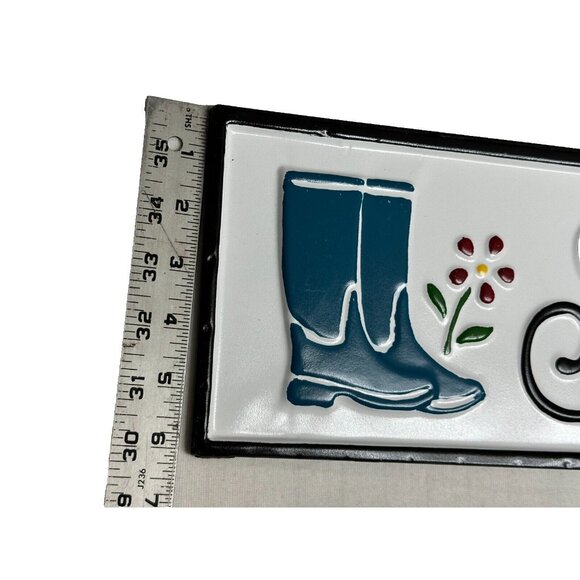 She Shed Metal Tin Sign For Backyard Sheds Craft Sewing Room 21x6" Mom Gift Ganz - Picture 3 of 5